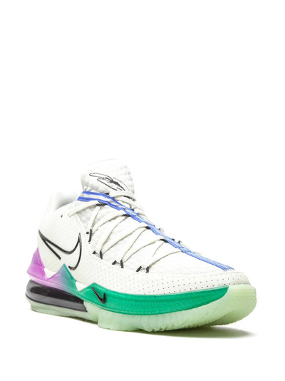 Nike LeBron 17 "Glow-In-The-Dark" sneakers outlook