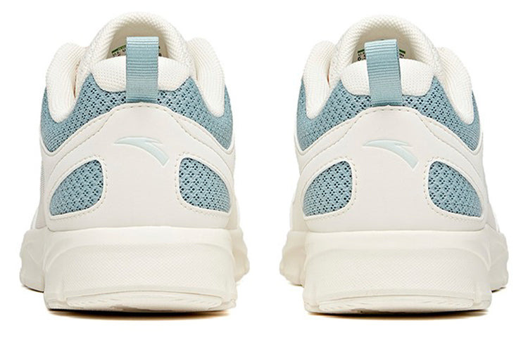 (WMNS) ANTA Running Series Sneakers Leather 'White Pink Blue' 92625512-41 - 3