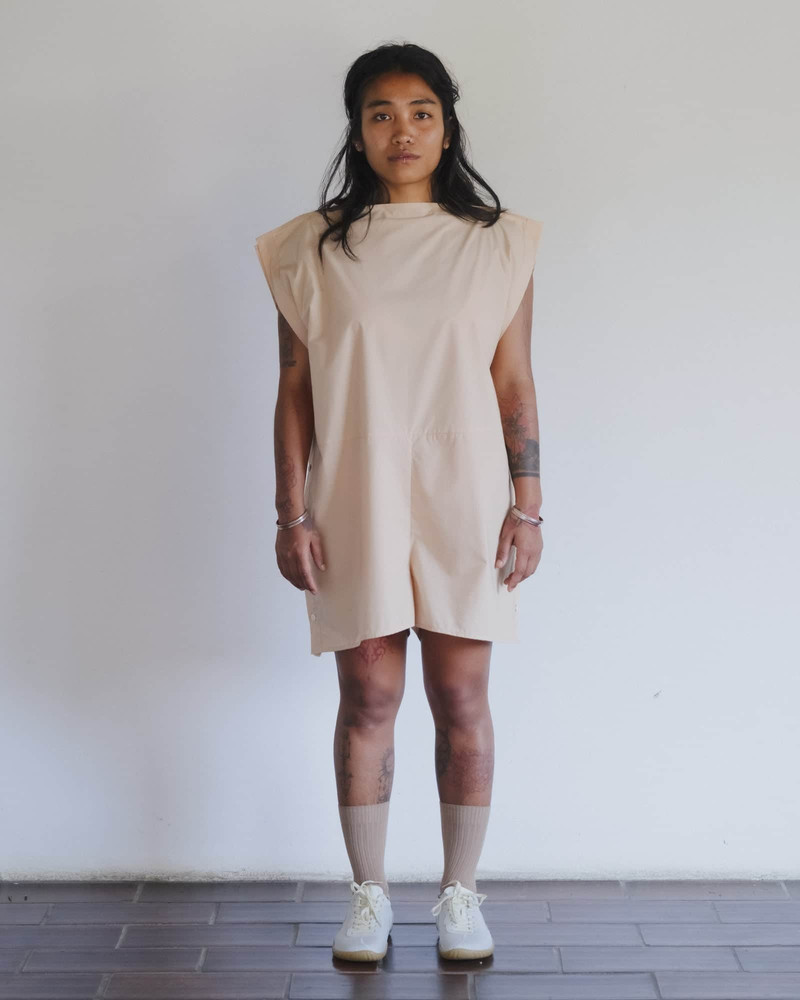 Part Romper - Organic Cotton Poplin 1