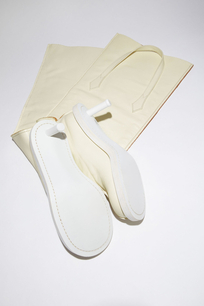 Leather boots - White 3