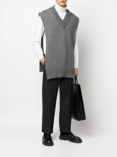 Maison Margiela V-neck sleeveless knitted jumper outlook