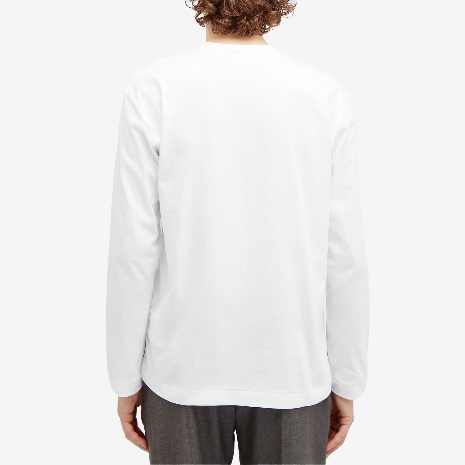 Comme des Garçons Play Long Sleeve 4 Heart T-Shirt - 3