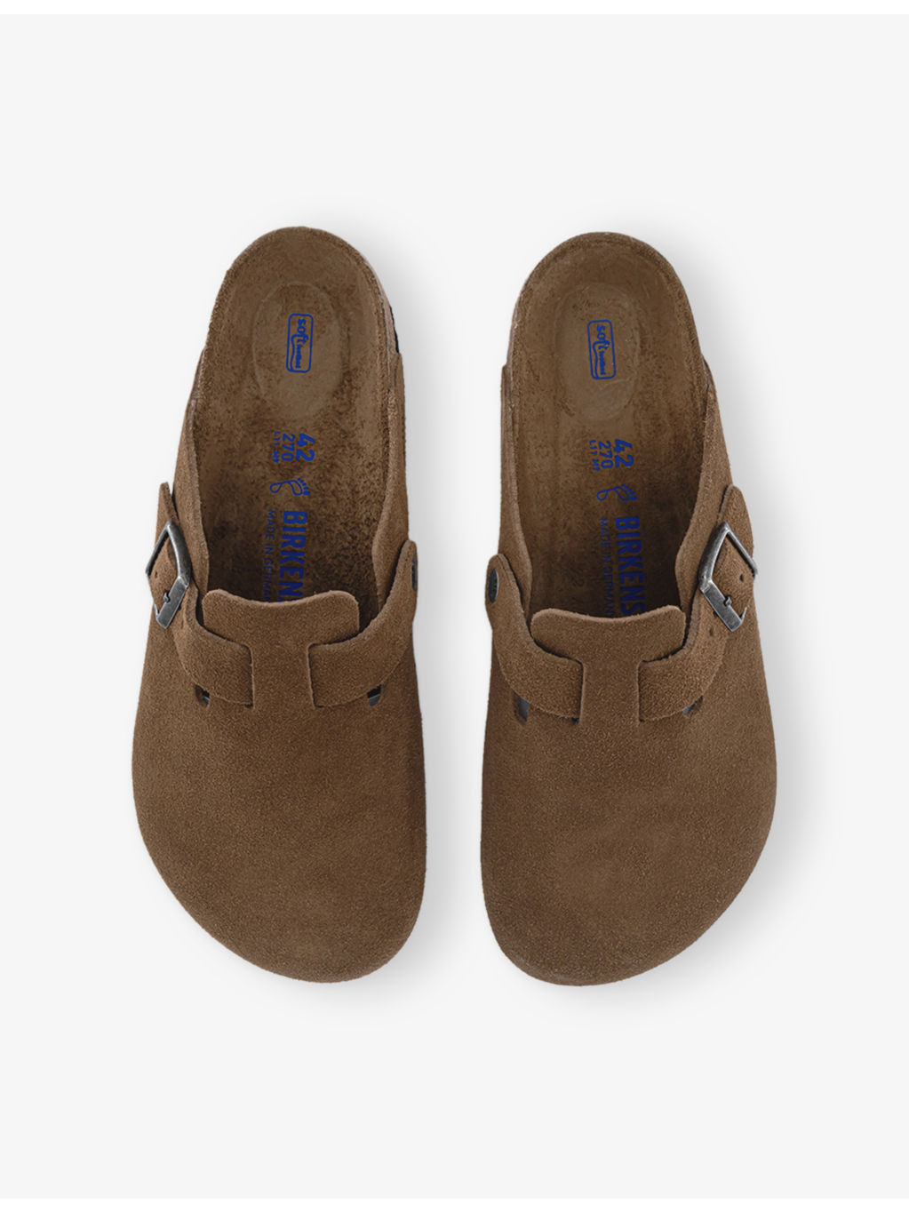 Boston Suede Clogs - 2