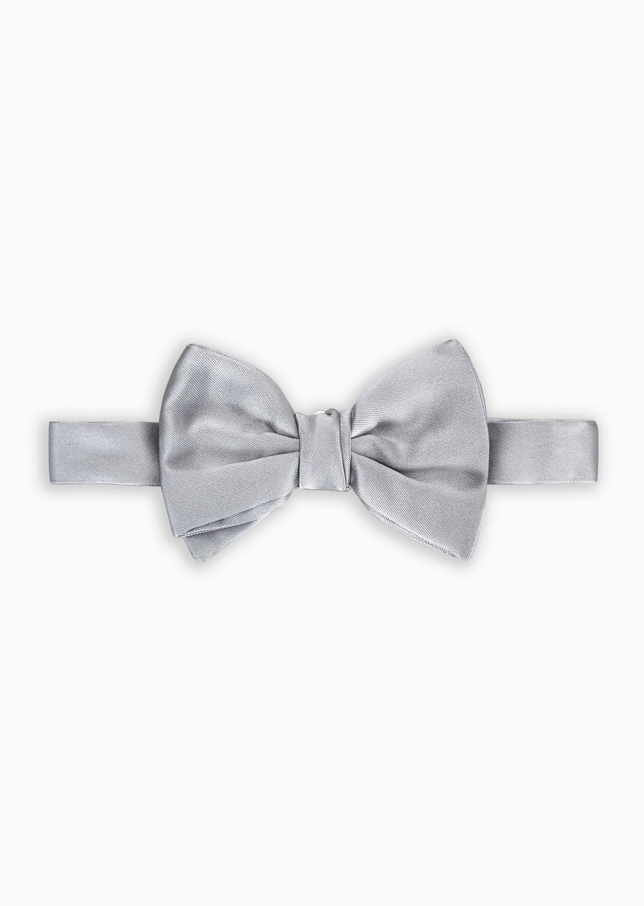 Pure silk knotted bow tie - 1