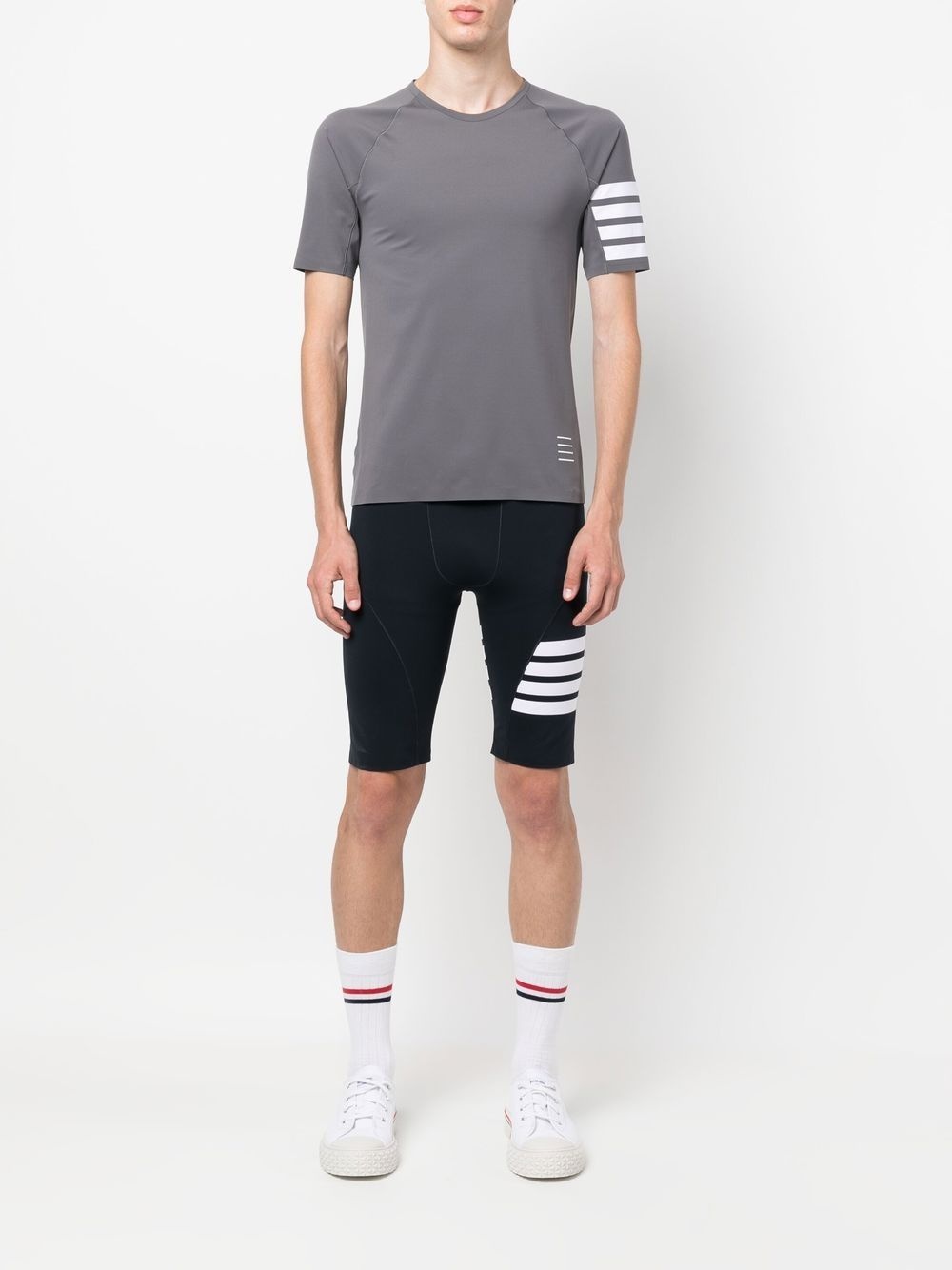 4-Bar stripe cycling shorts - 2