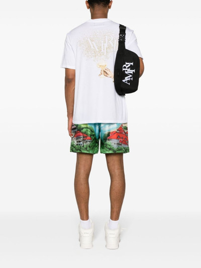 AMIRI Champagne cotton T-shirt outlook