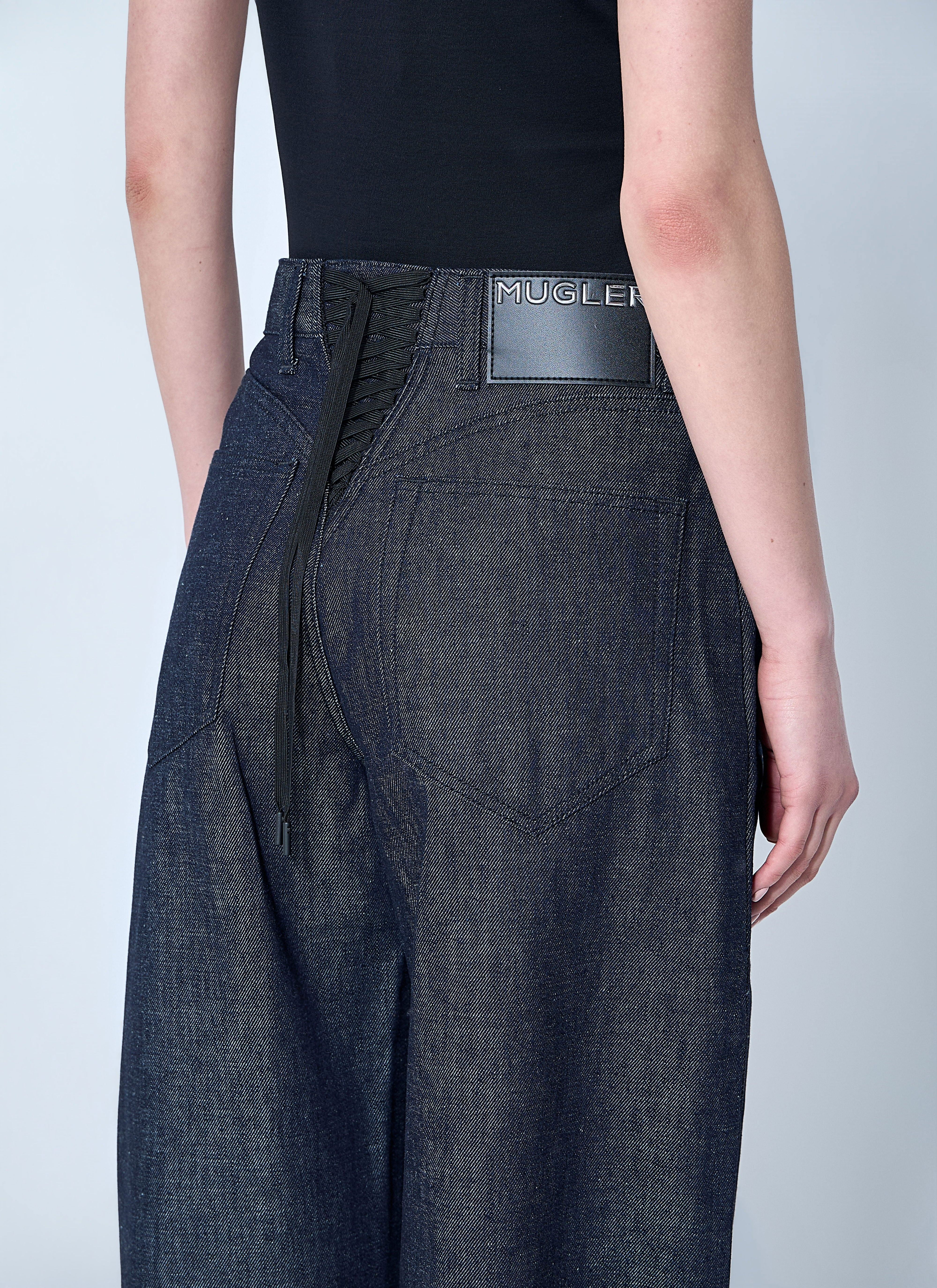 Mugler Women Ballon Denim Pants - 6