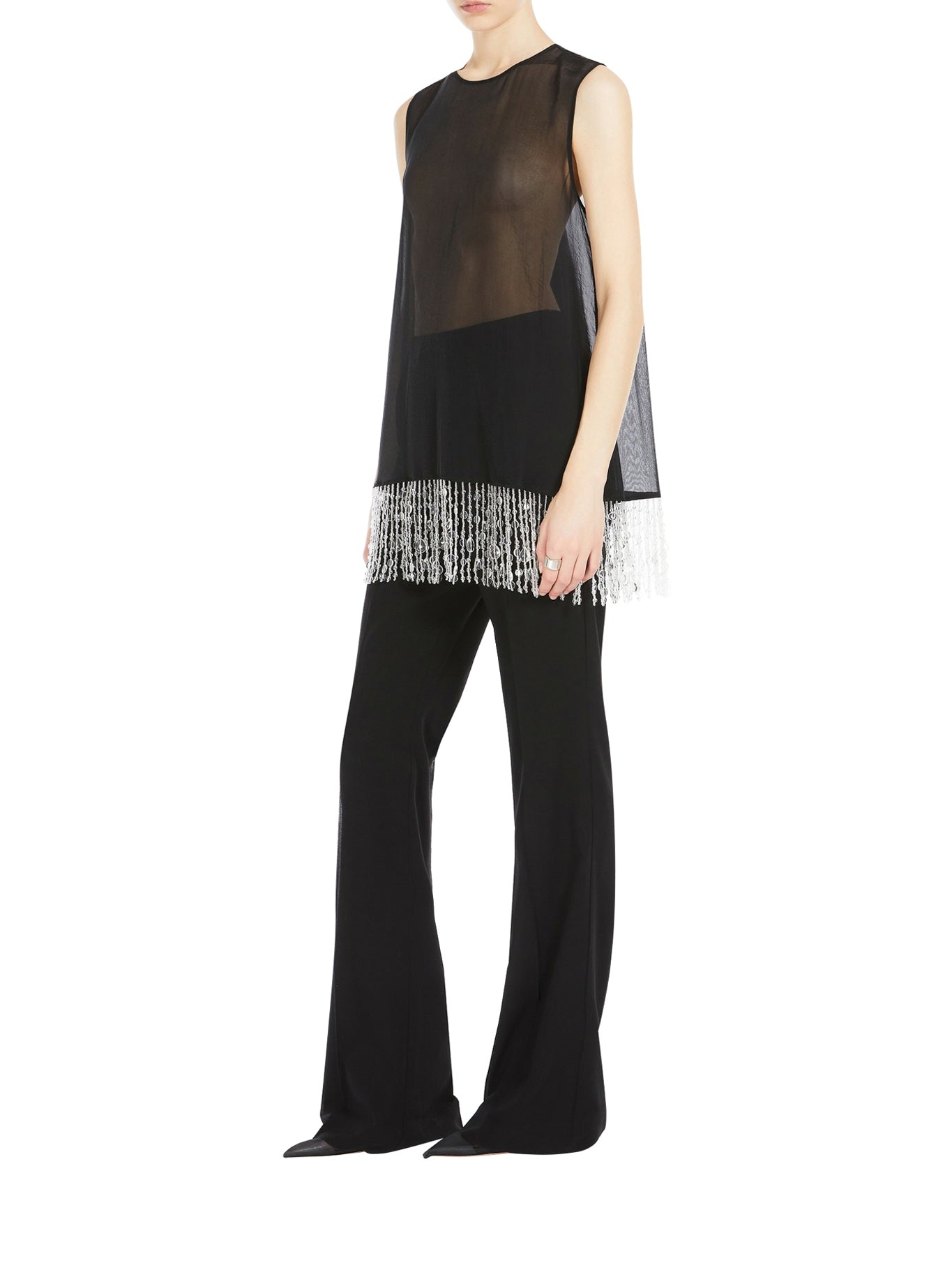 SLIM FIT FLARE PANTS - 2