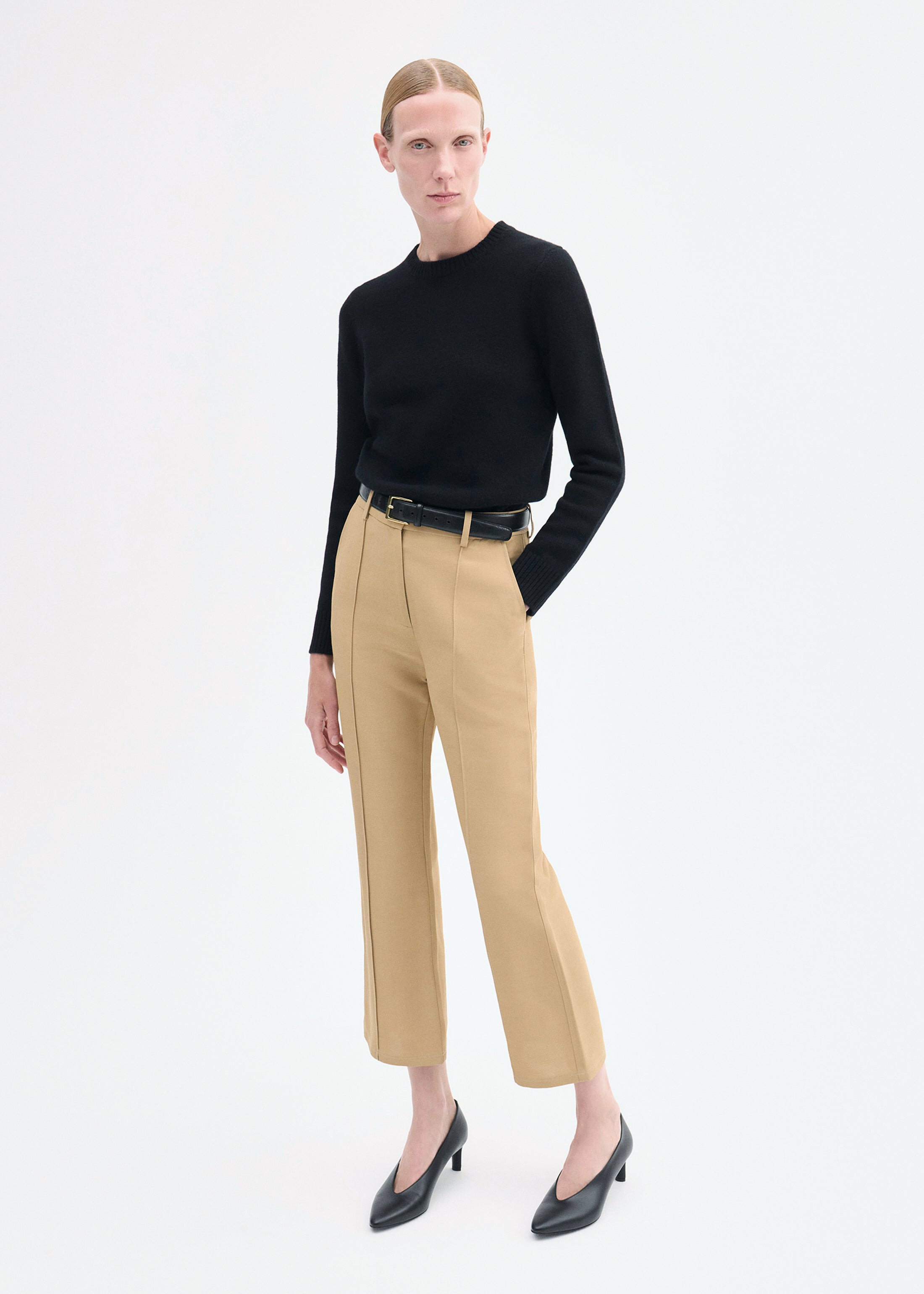 Cropped Flared Pant - 2