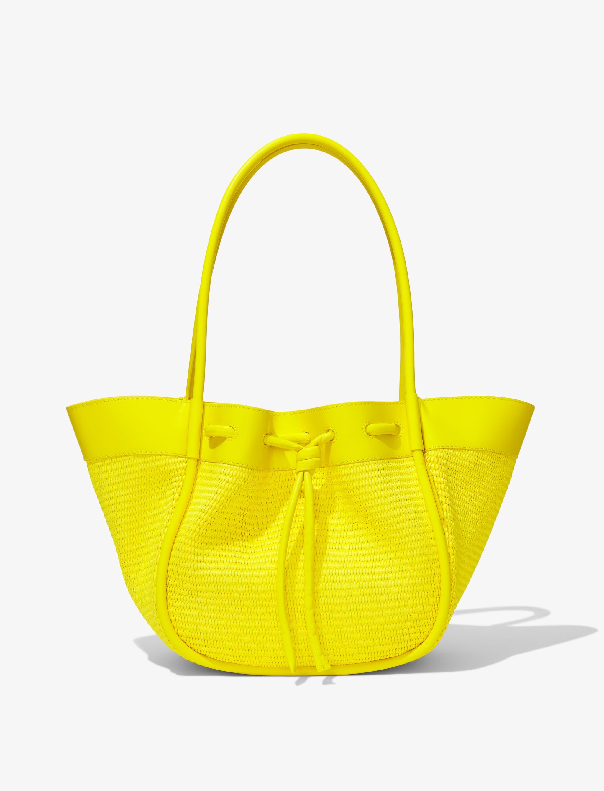 Raffia Ruched Tote - 4