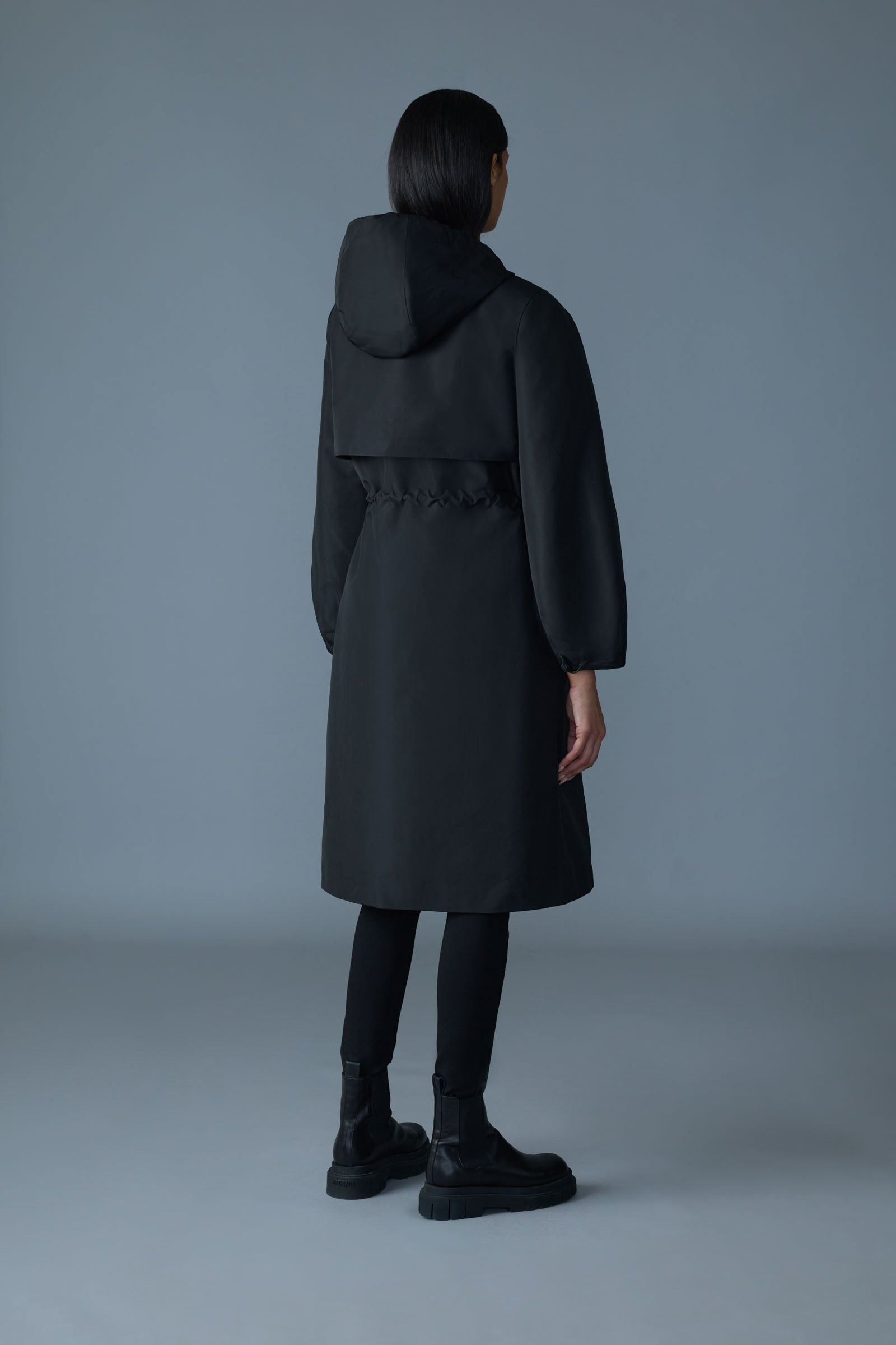 MEKELLE-Z Long Recycled Technical Rain Coat - 4