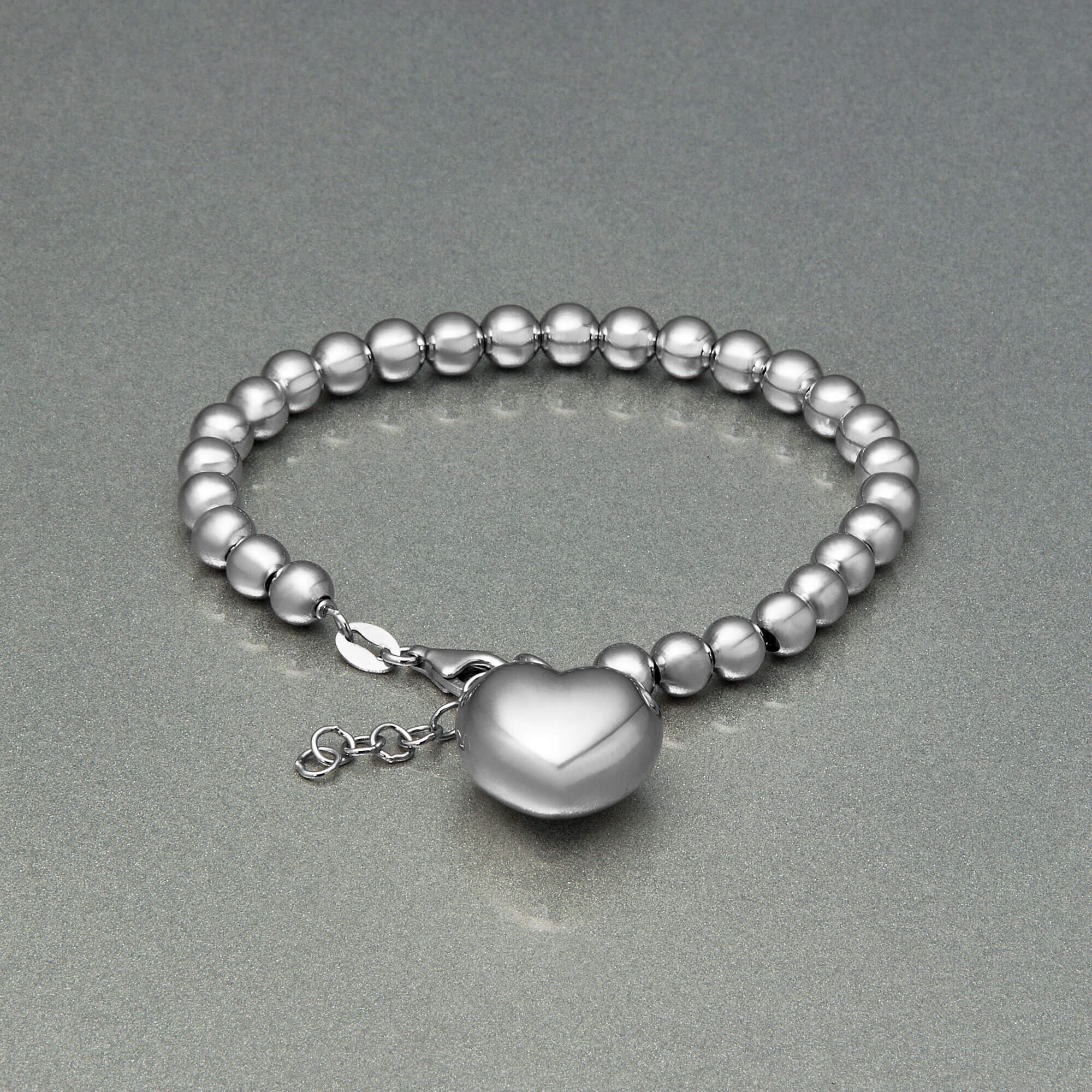 Big Hearted Puffed Bracelet - 4