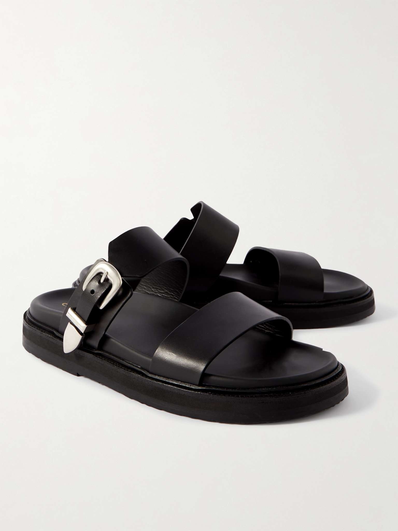 Tippi Buckled Leather Sandals - 4