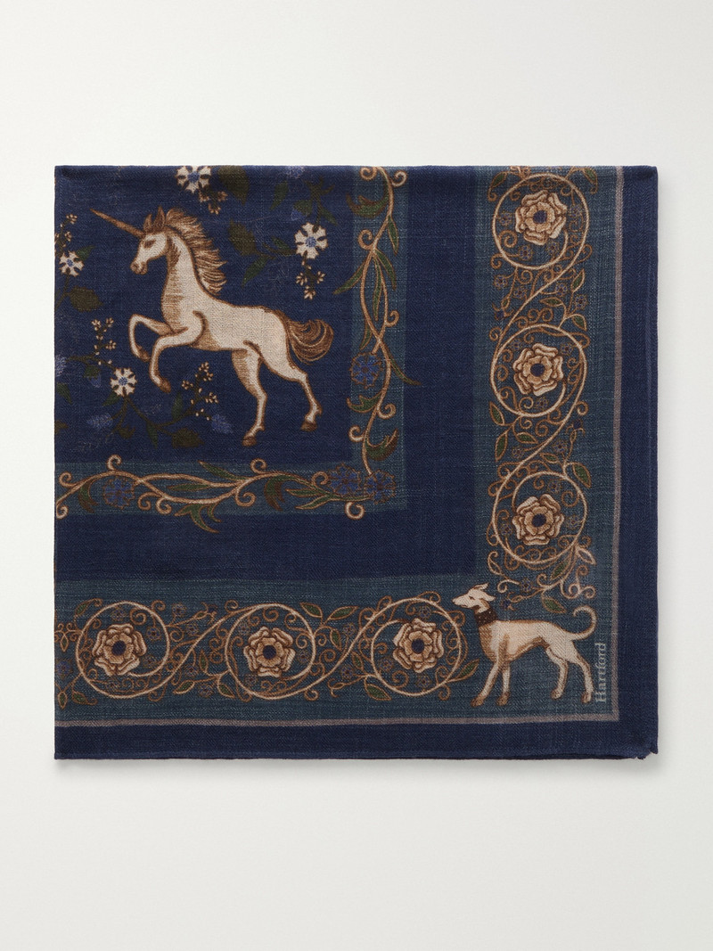 Printed Wool Scarf 1