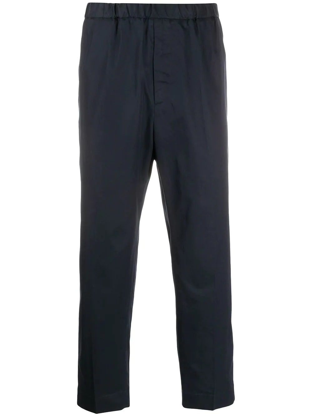 tapered cropped trousers - 1