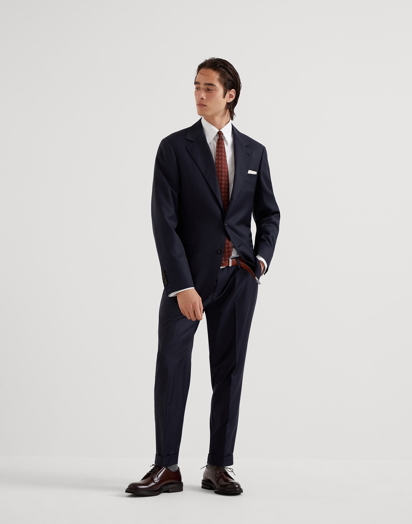 Super 150s virgin wool four season batavia twill blazer - 5
