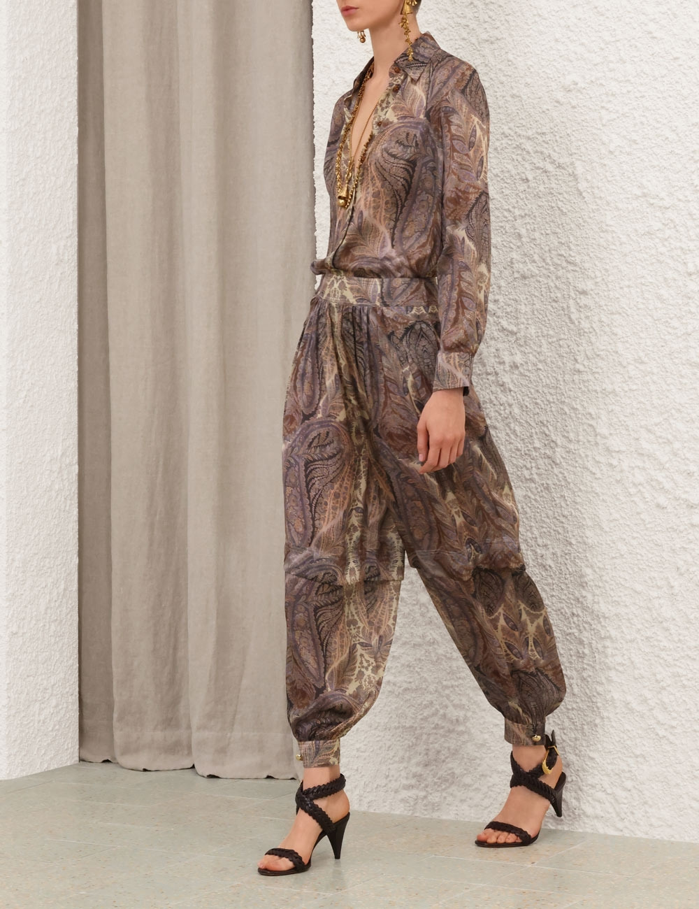 HYPNOTIC SILK HAREM PANT - 3