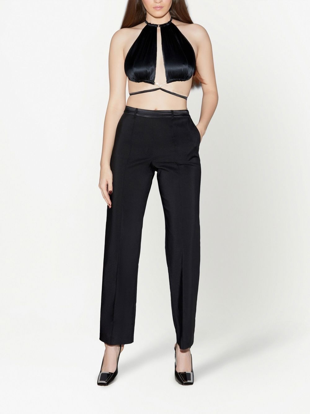 Crystal cut-out trousers - 3