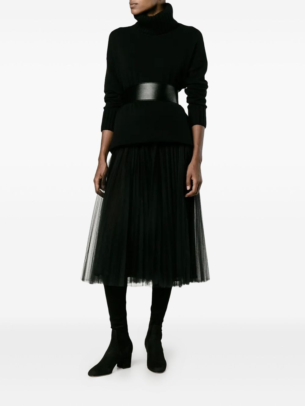 tulle A-line skirt - 2