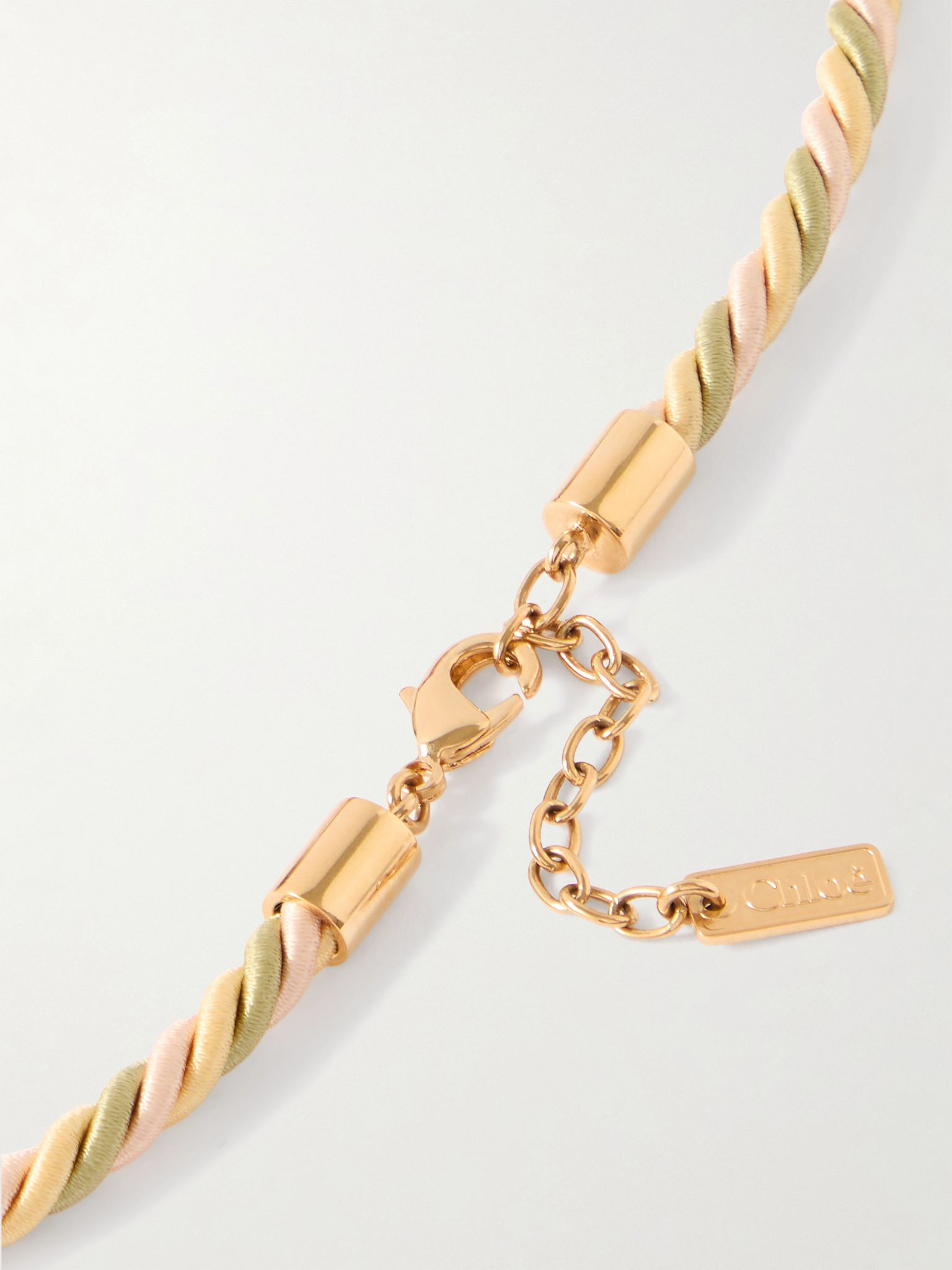 Gold-tone beaded necklace Gold - 3
