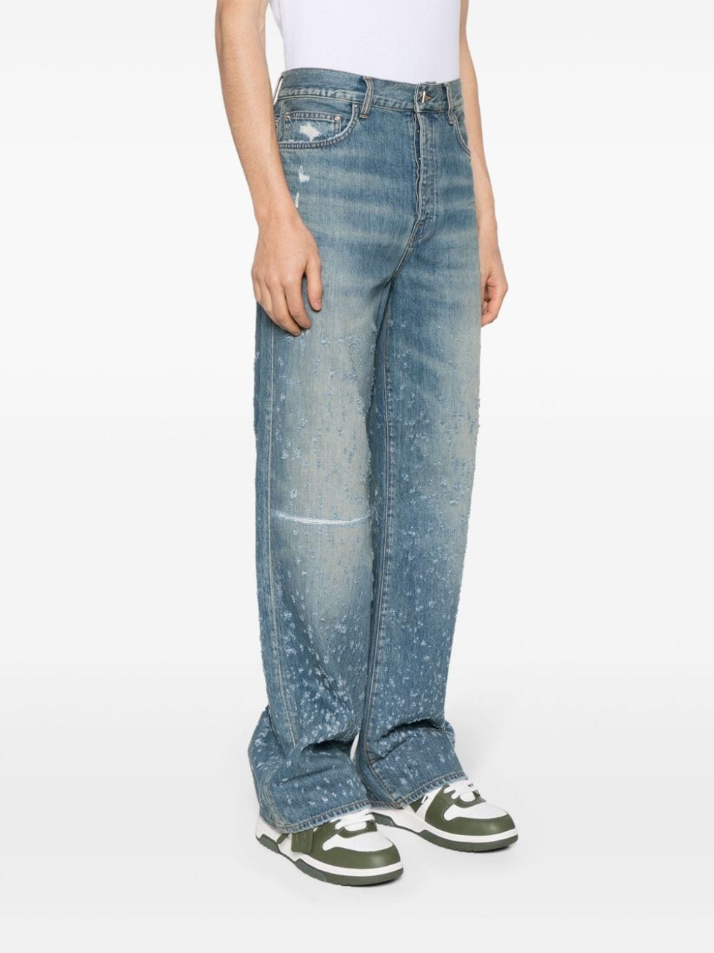 Shotgun mid-rise straight-leg jeans - 3