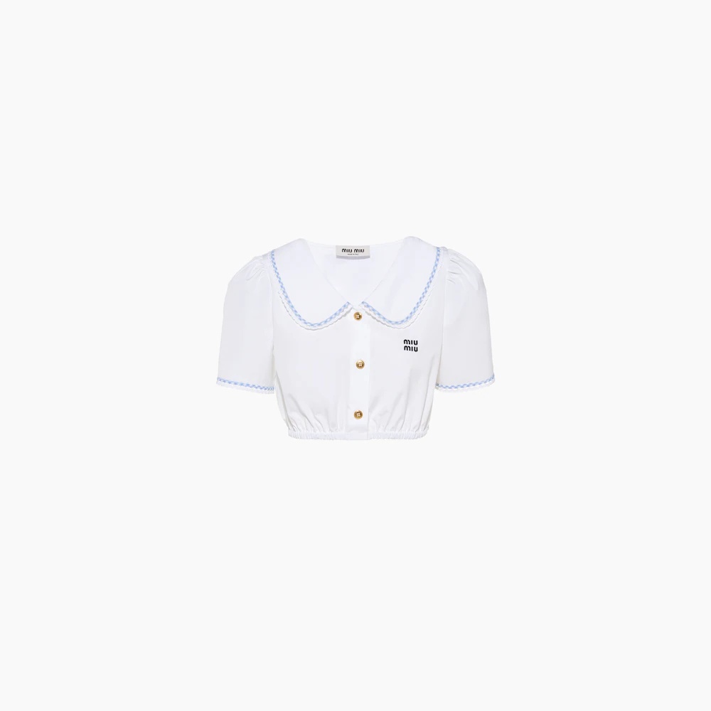 Poplin crop top - 1