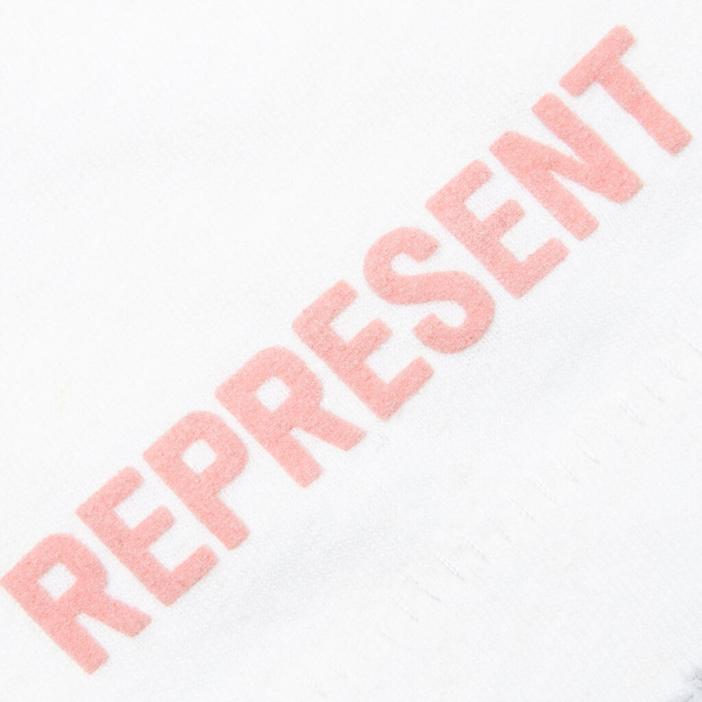 INITIAL STAR T-SHIRT - FLAT WHITE - 4