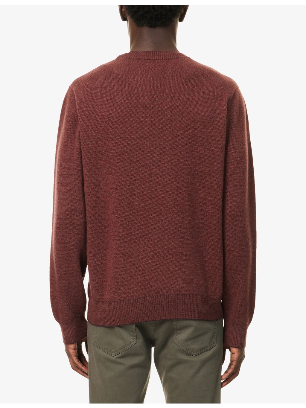 Crewneck Knitted Cashmere Jumper - 4