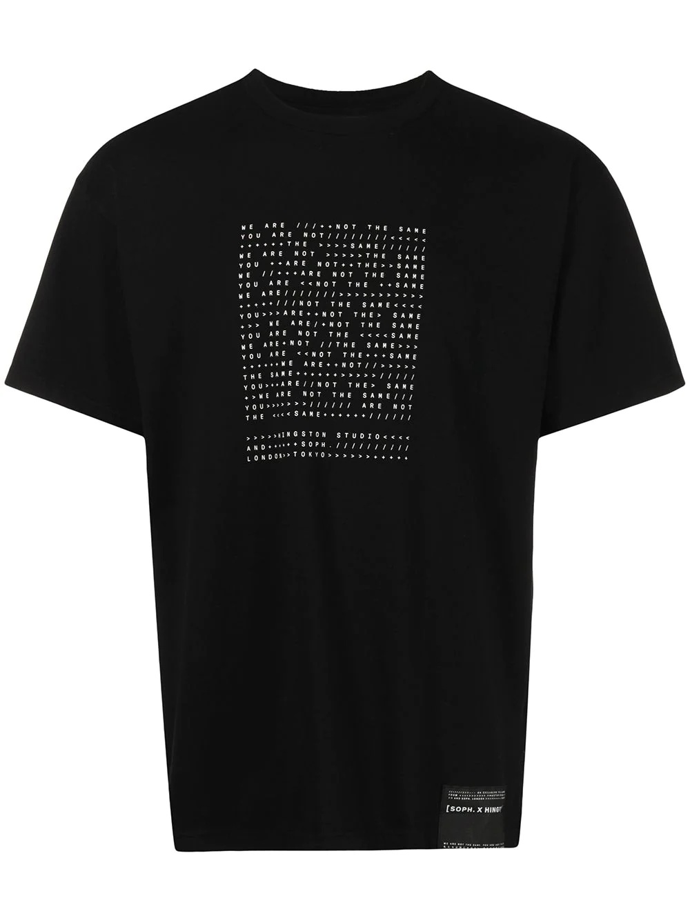 text-print T-shirt - 1