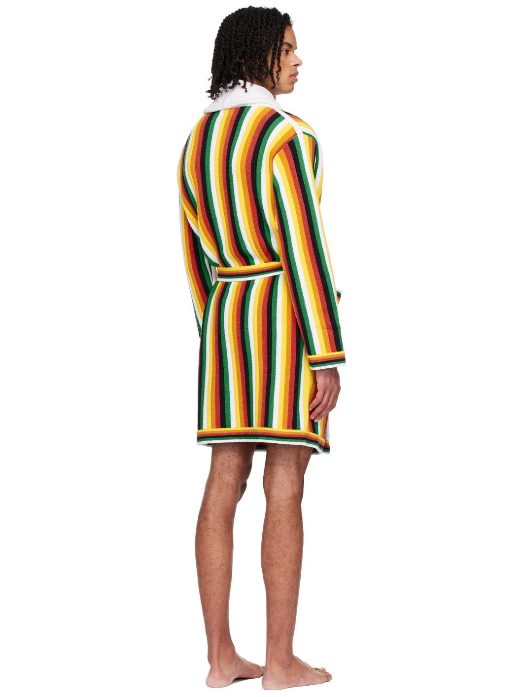 Multicolor Striped Robe - 3