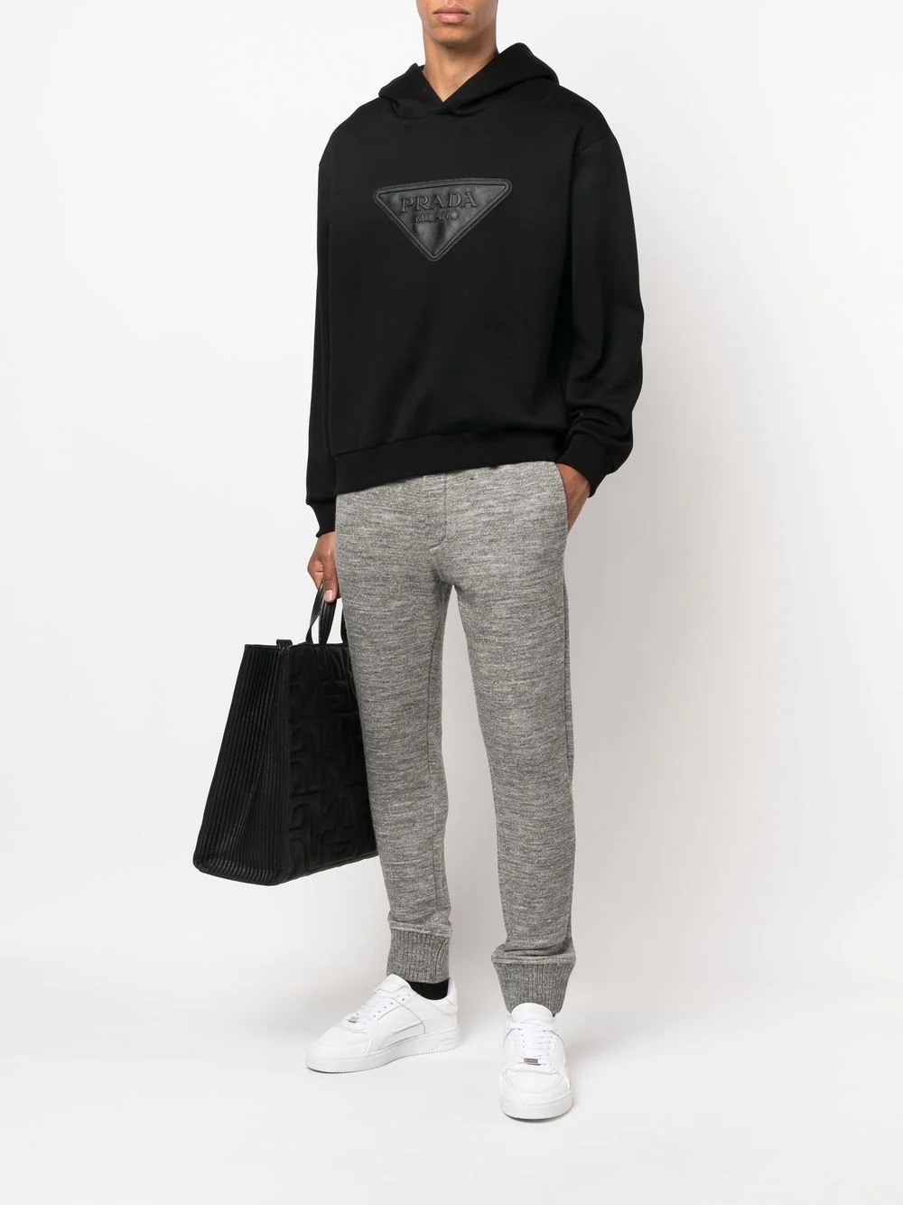 logo-print detail track pants - 2