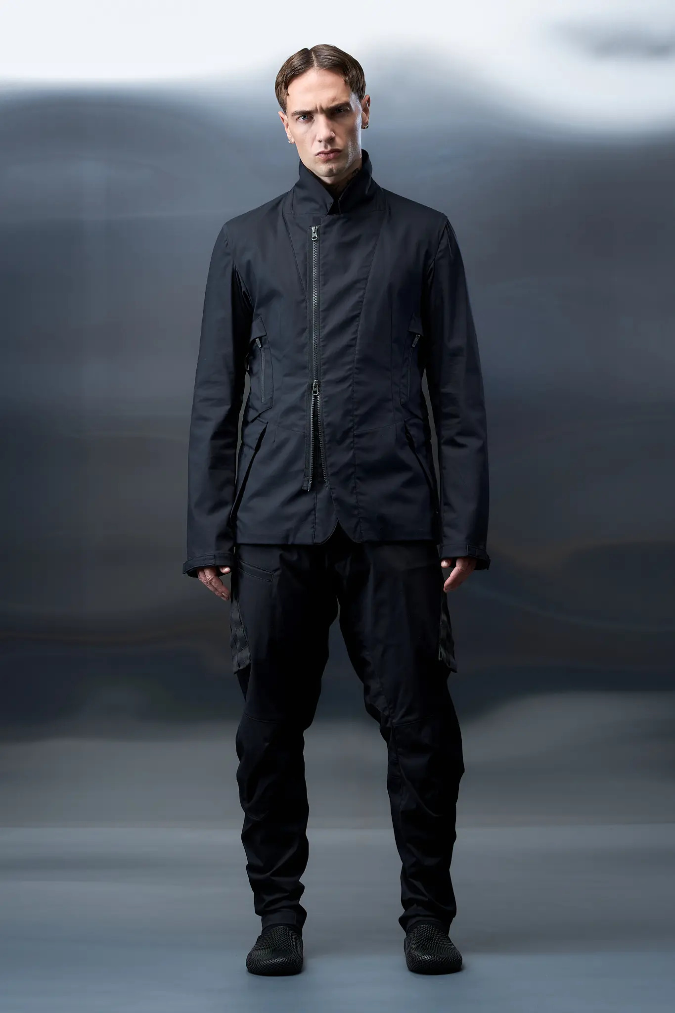 J29-CH Micro Twill Blazer Black - 10