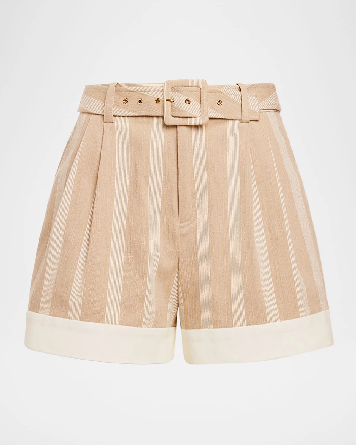 Lillia Stripe Cuffed Shorts - 1