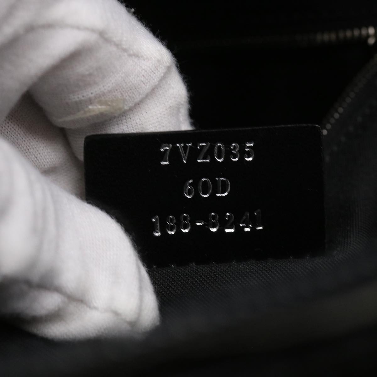 FENDI Backpack Nylon Leather Black - 12