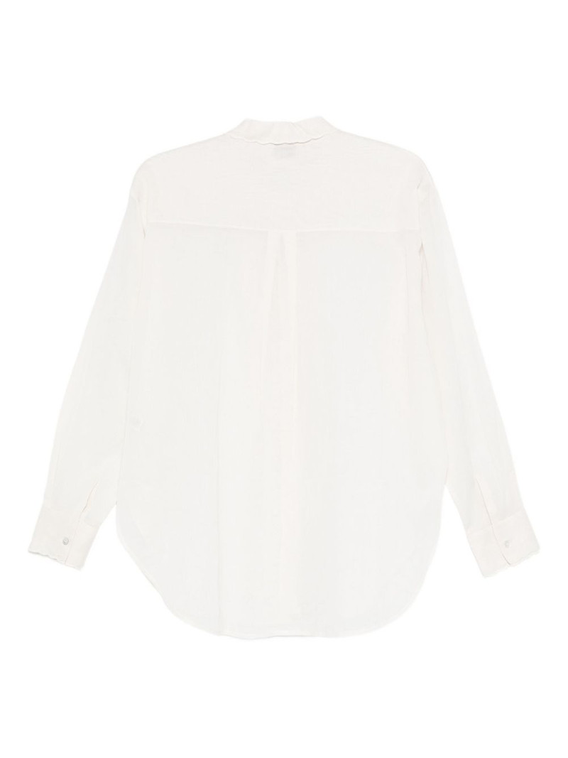 forte_forte ruffled shirt outlook