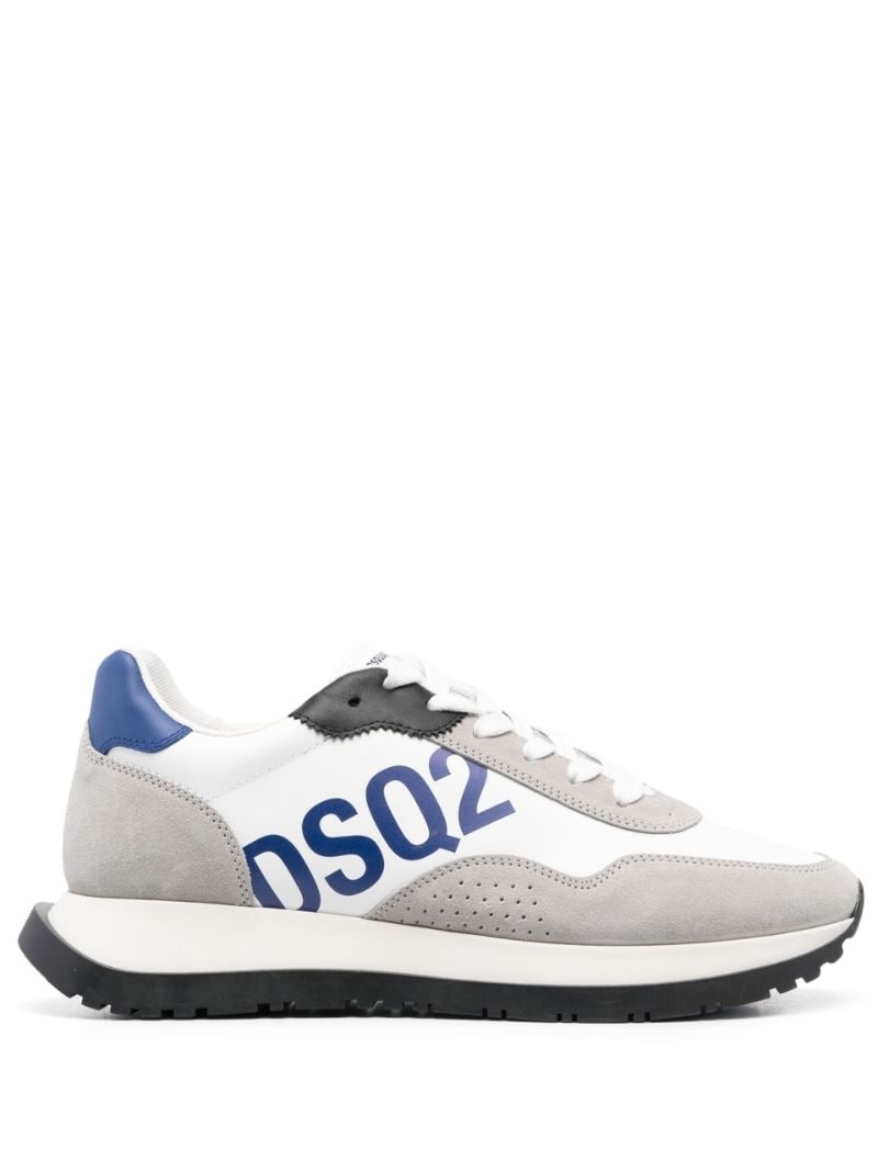 Running logo-print sneakers - 1