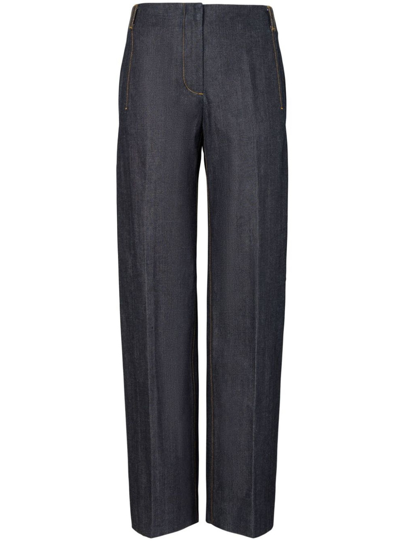 Selvedge straight-leg jeans 1