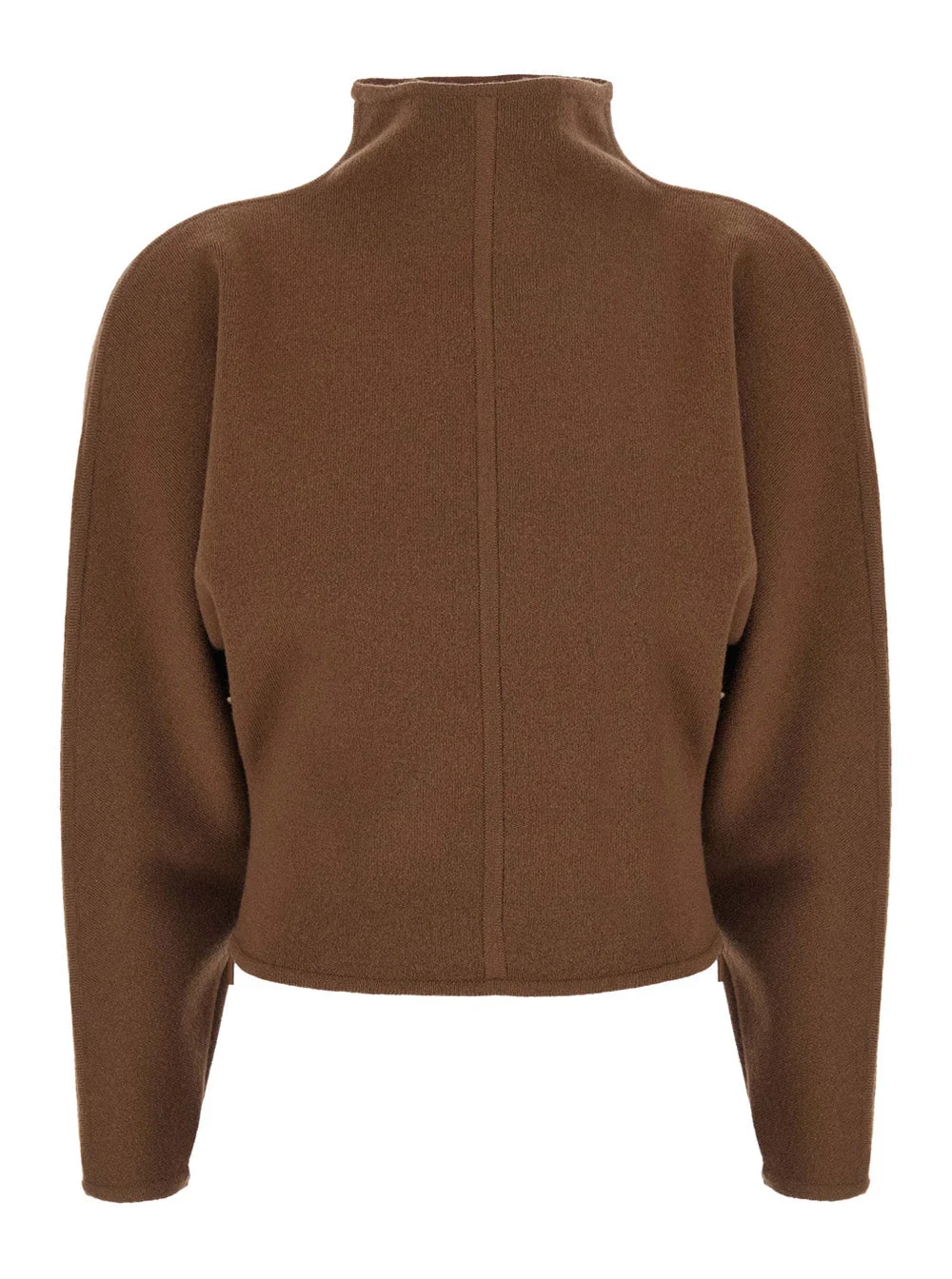 Max Mara Women Mxs Giglio Knit Sweater With Long Sleeves And V-Neck In Beige For Women - 1