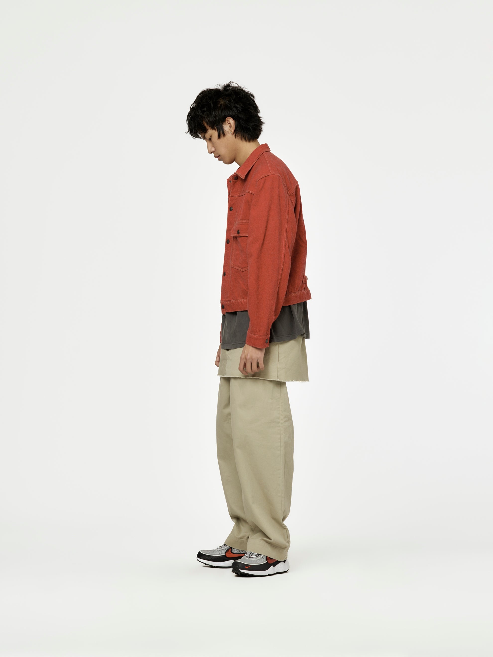 CHINO TAPERED SKIR-OUSER (BEIGE) - 5