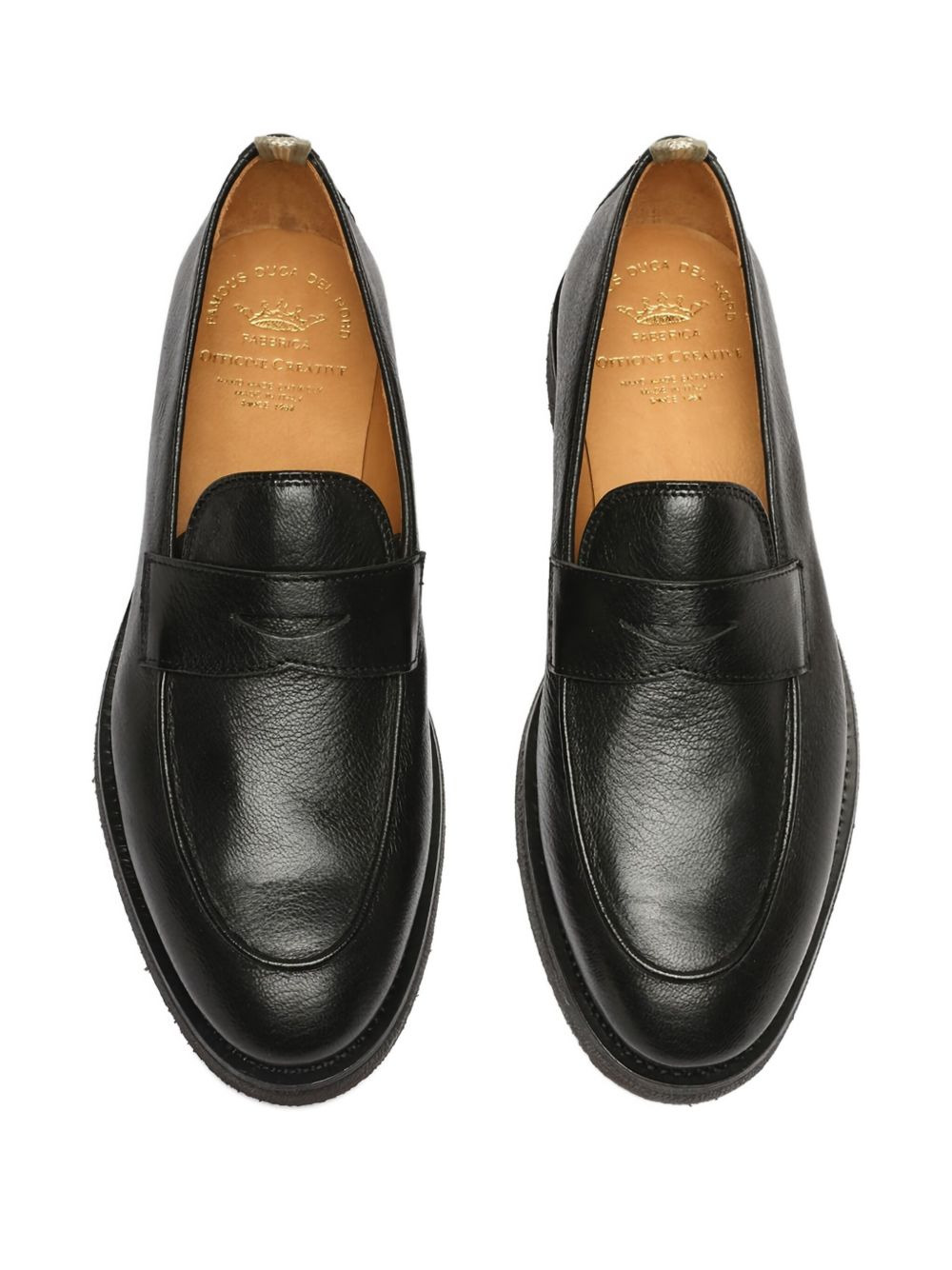 penny leather loafers - 4