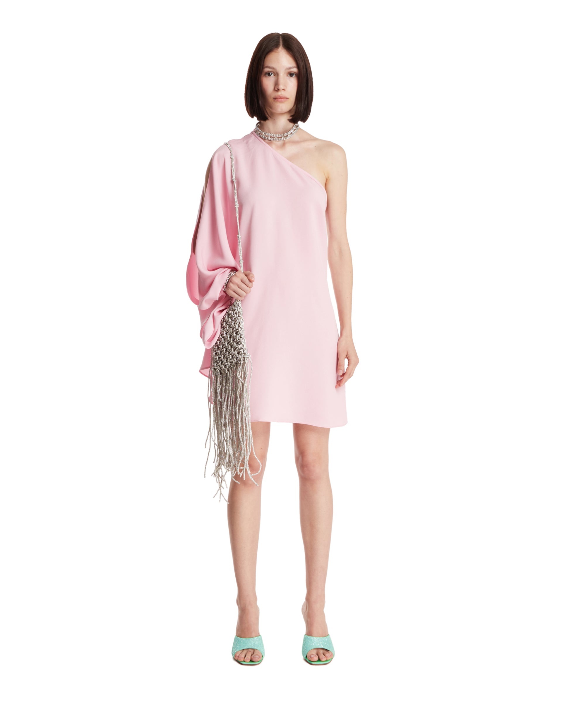 Pink Bolkan Crystal Mini Dress - 2