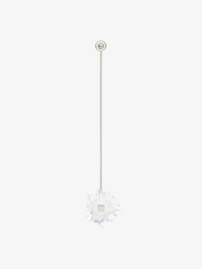Givenchy DAISY EARRING IN METAL AND ENAMEL WITH CRYSTALS outlook