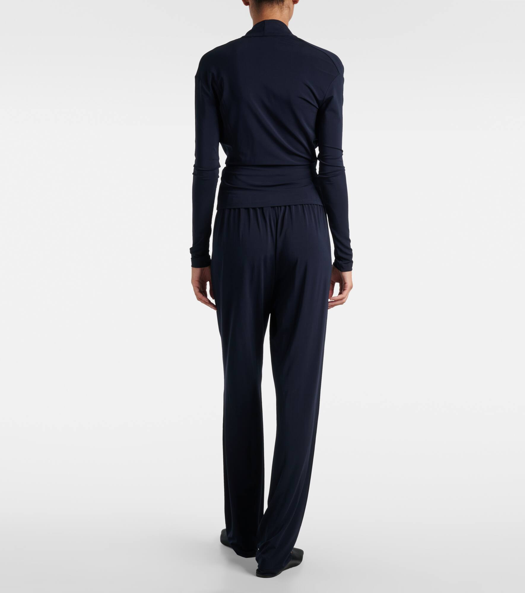Fina draped jersey top - 3