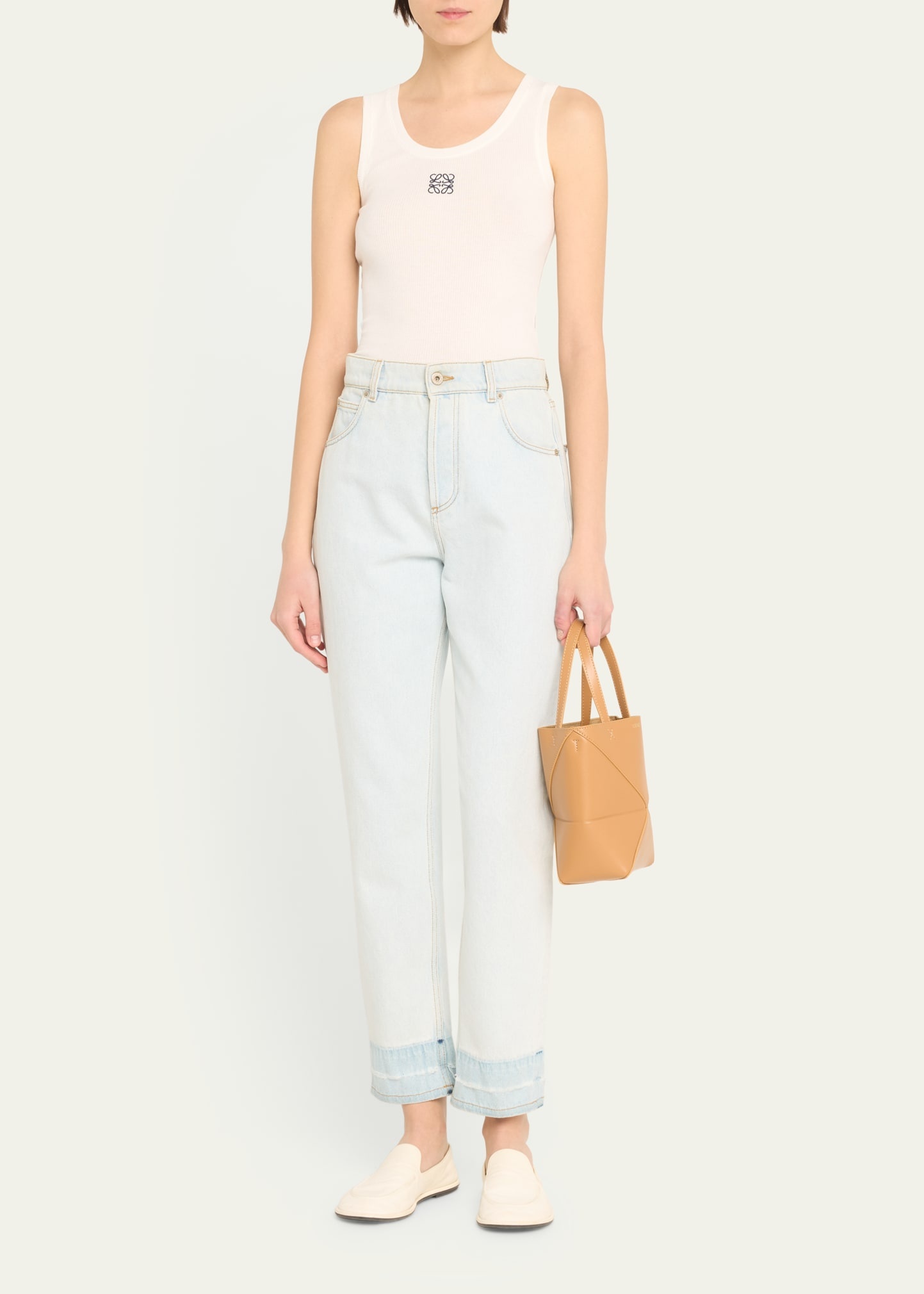 Puzzle Mini Leather Top-Handle Bag - 6