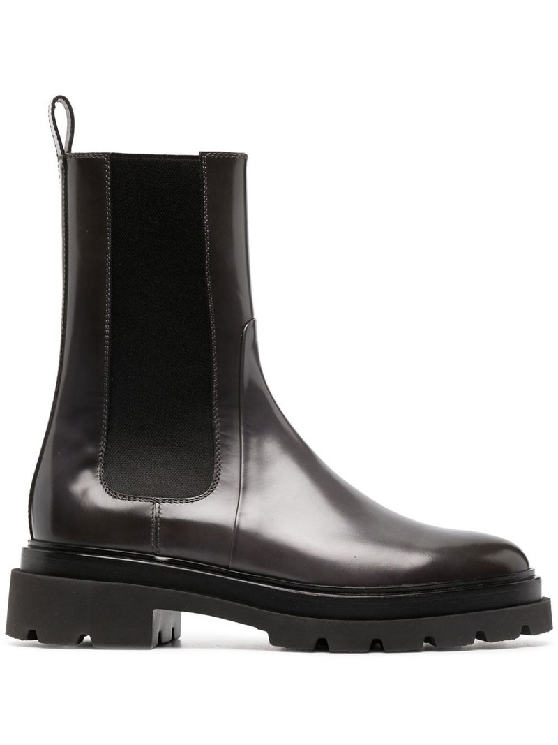 patent-finish chelsea boots 1