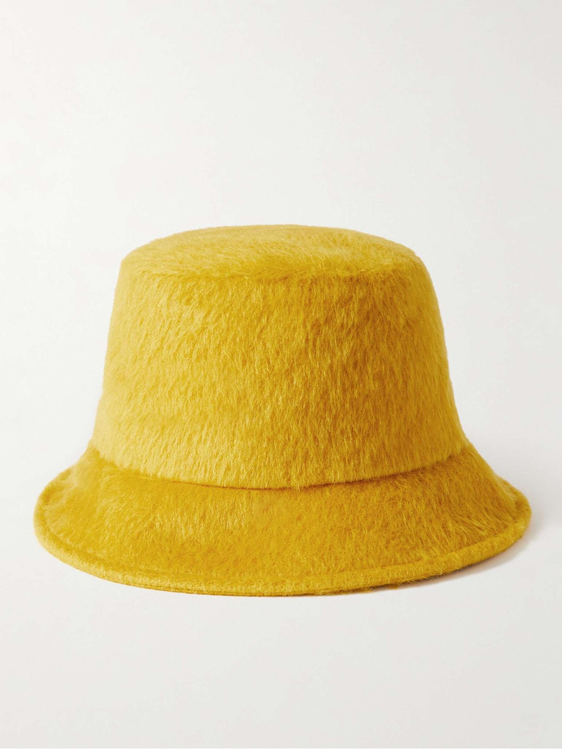 Logo-Embroidered Alpaca and Wool-Blend Bucket Hat 3
