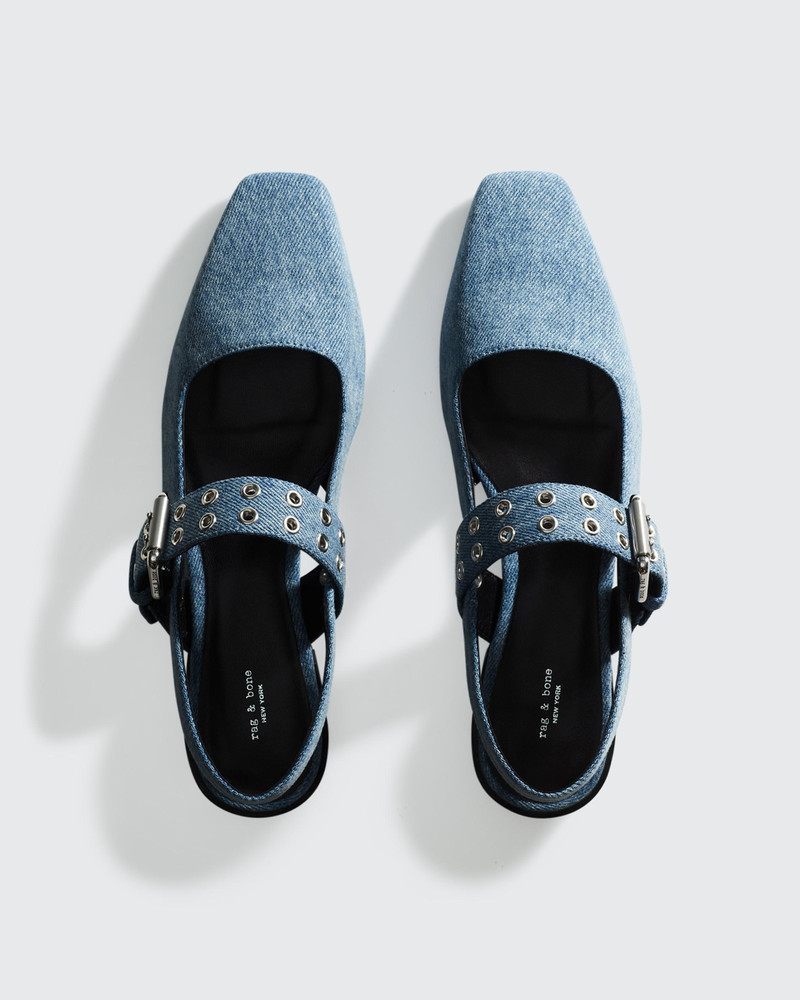 Astra Slingback - Denim
Flat Mary-Jane 6