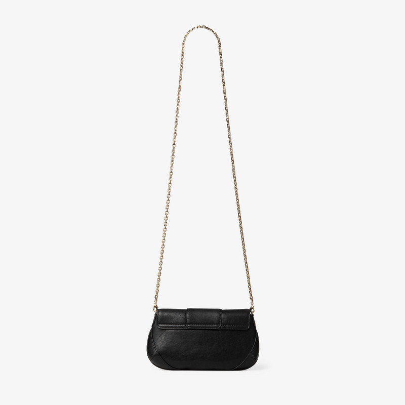 Bar Wallet With Chain Black Biker Leather Shoulder Bag 5