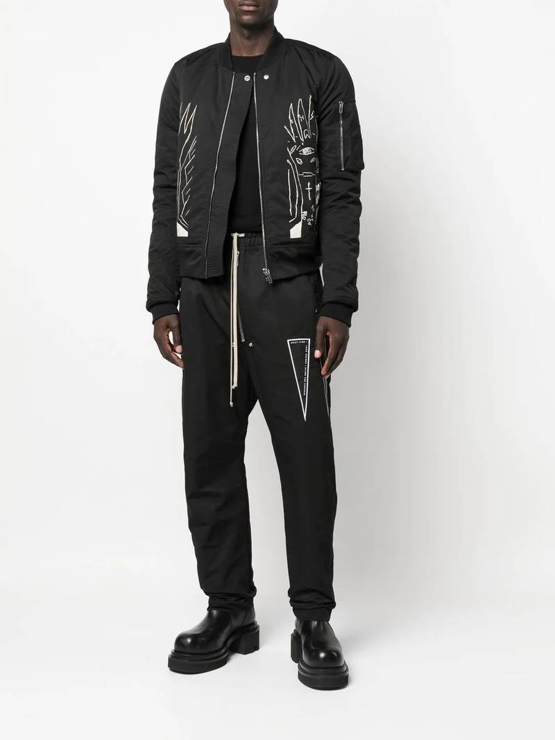 Rick Owens DRKSHDW drop-crotch 바지 outlook