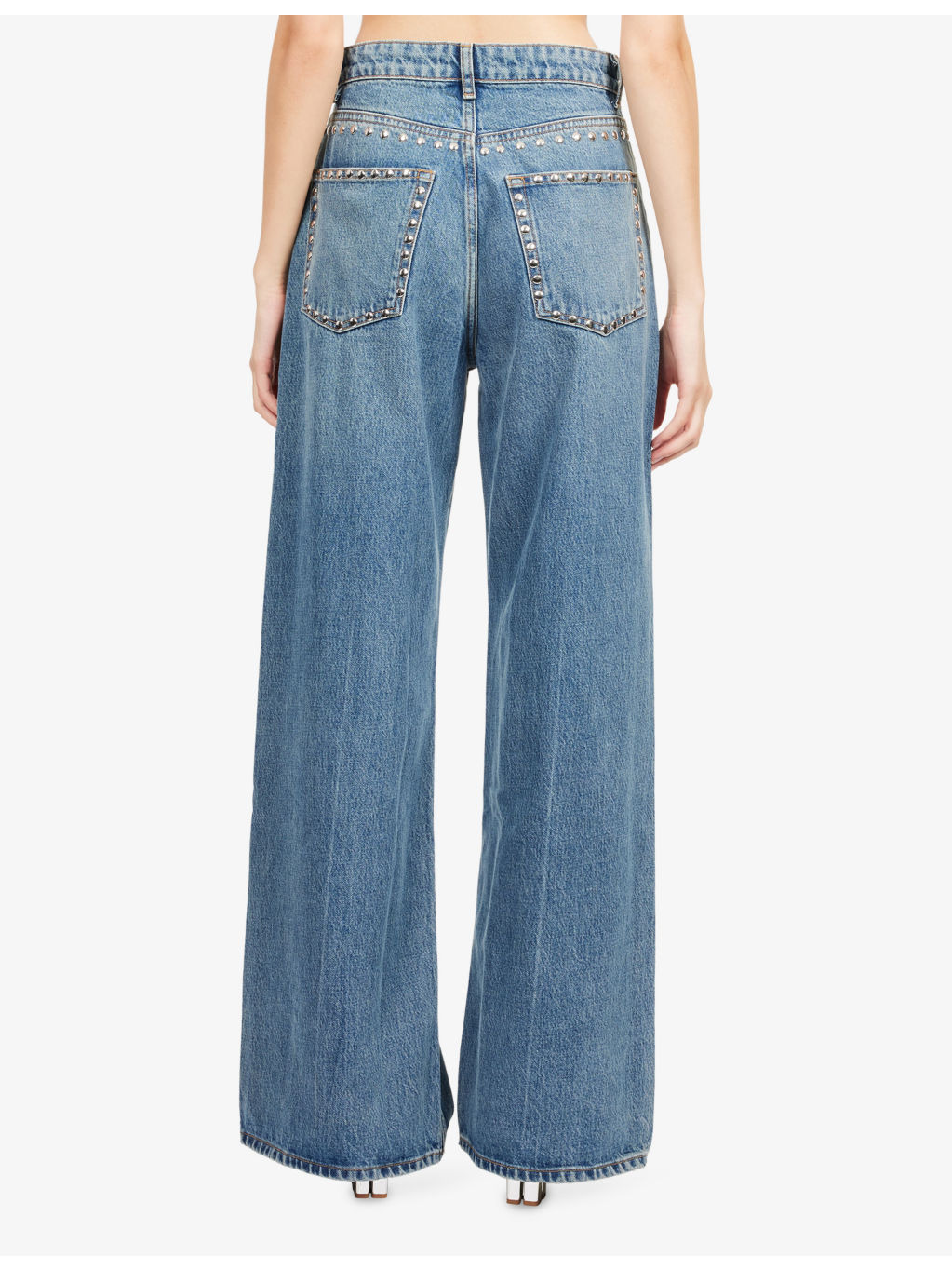 Cary Slouchy Wide-Leg Denim Jeans - 4